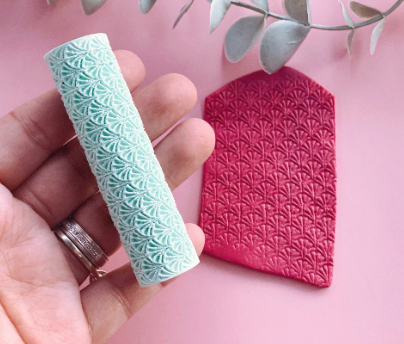 Art Deco Gatsby  Print Texture Roller •  Polymer Clay Roller • Fondant Roller