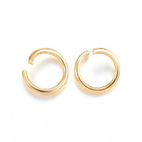 10pcs, 5/6mmx0.8mm, 304 Stainless Steel Open Jump Rings in Golden