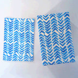 1pc, 50x70 cm, Flat Gift Wrap / Gift Wrapping Paper / Flat Pack Gift Wrap -  Arrowhead Pattern in blue