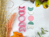 Moon Phase Shape Mystical Boho Collection Polymer Clay Cutter • Fondant Cutter • Cookie Cutter