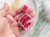 Scallop Drop I Shaped Polymer Clay  Cutter • Fondant Cutter • Cookie Cutter
