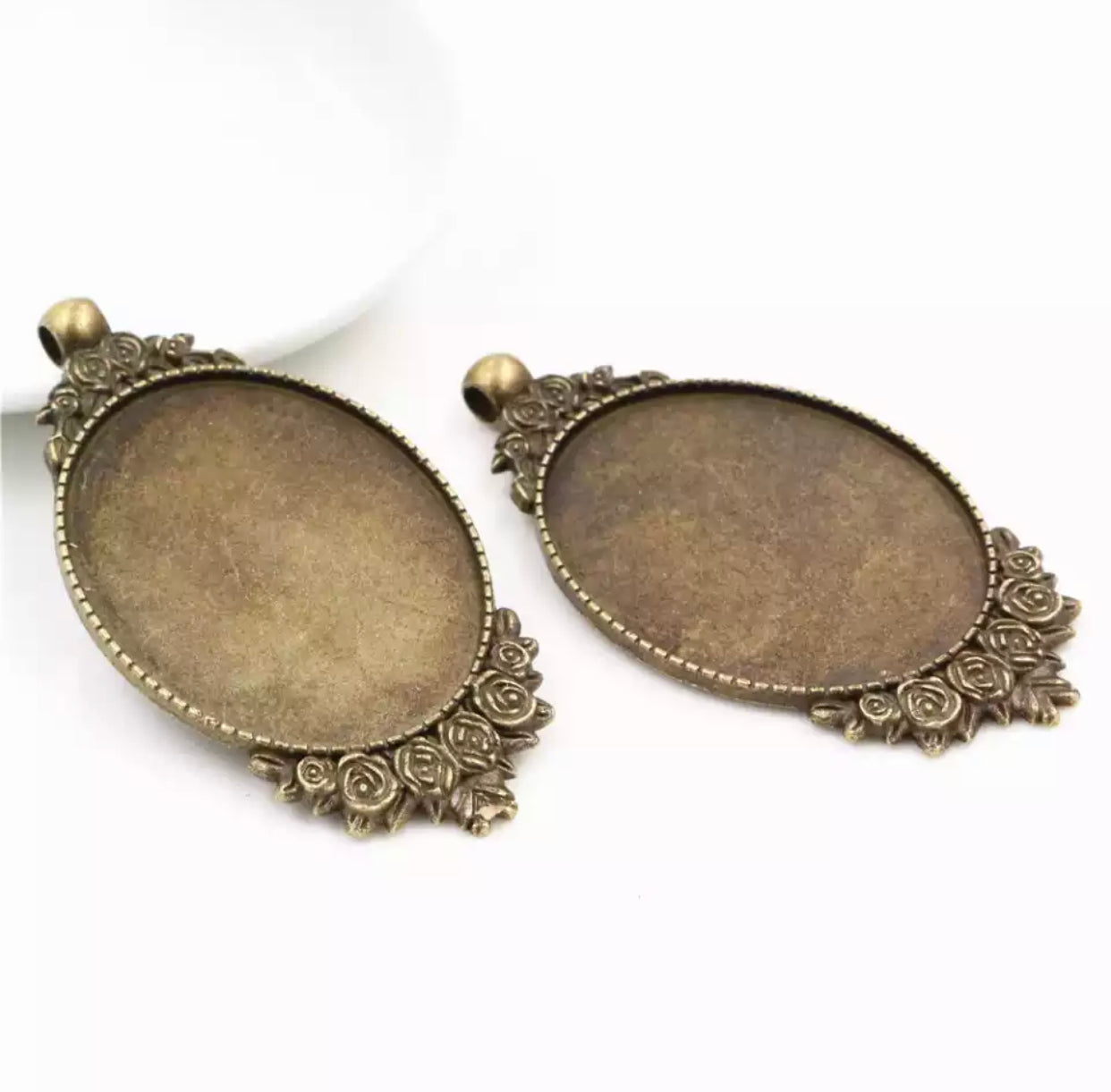 1pc, 30x40mm, Big Cabochon Settings - Choose your colour