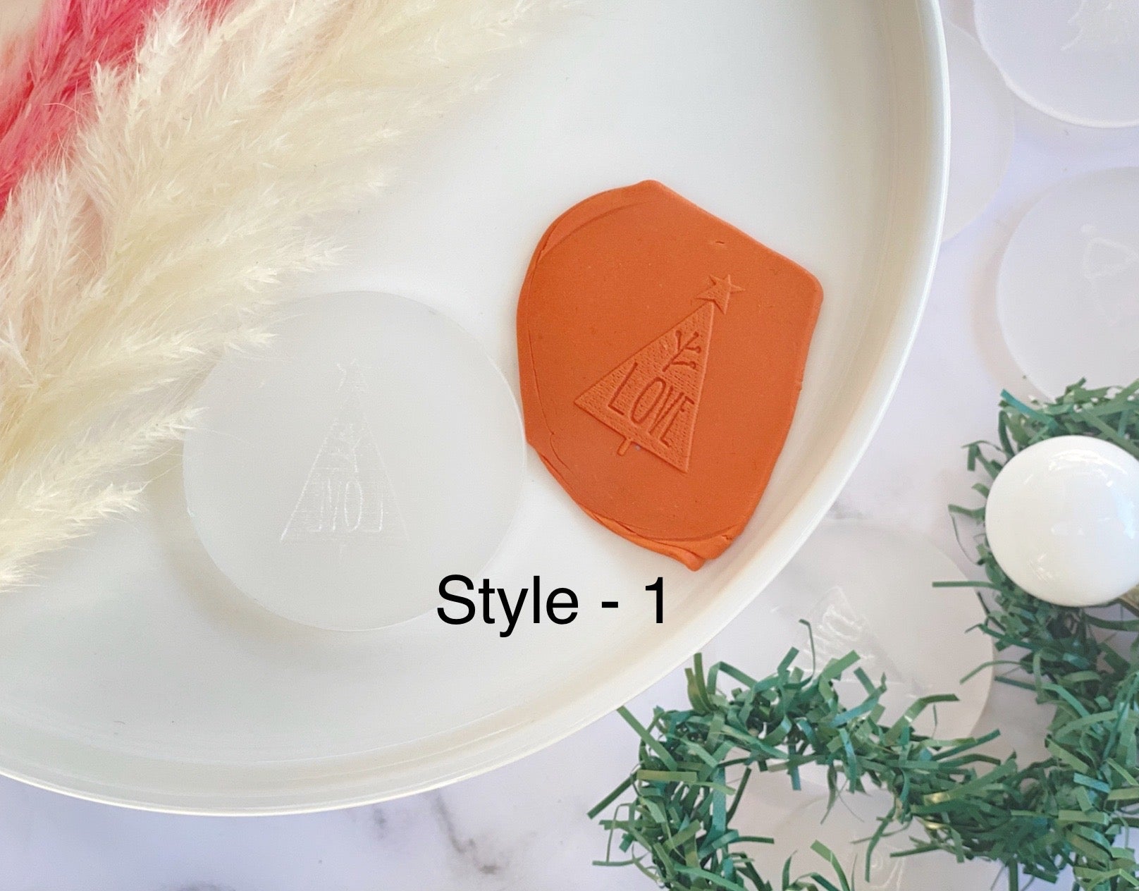 Christmas Themed Debossing Stamp  Style 1-7 | Fondant Debossing Stamp | Cookie Debossing Stamp | CHRISTMAS DEBOSSING STAMPS
