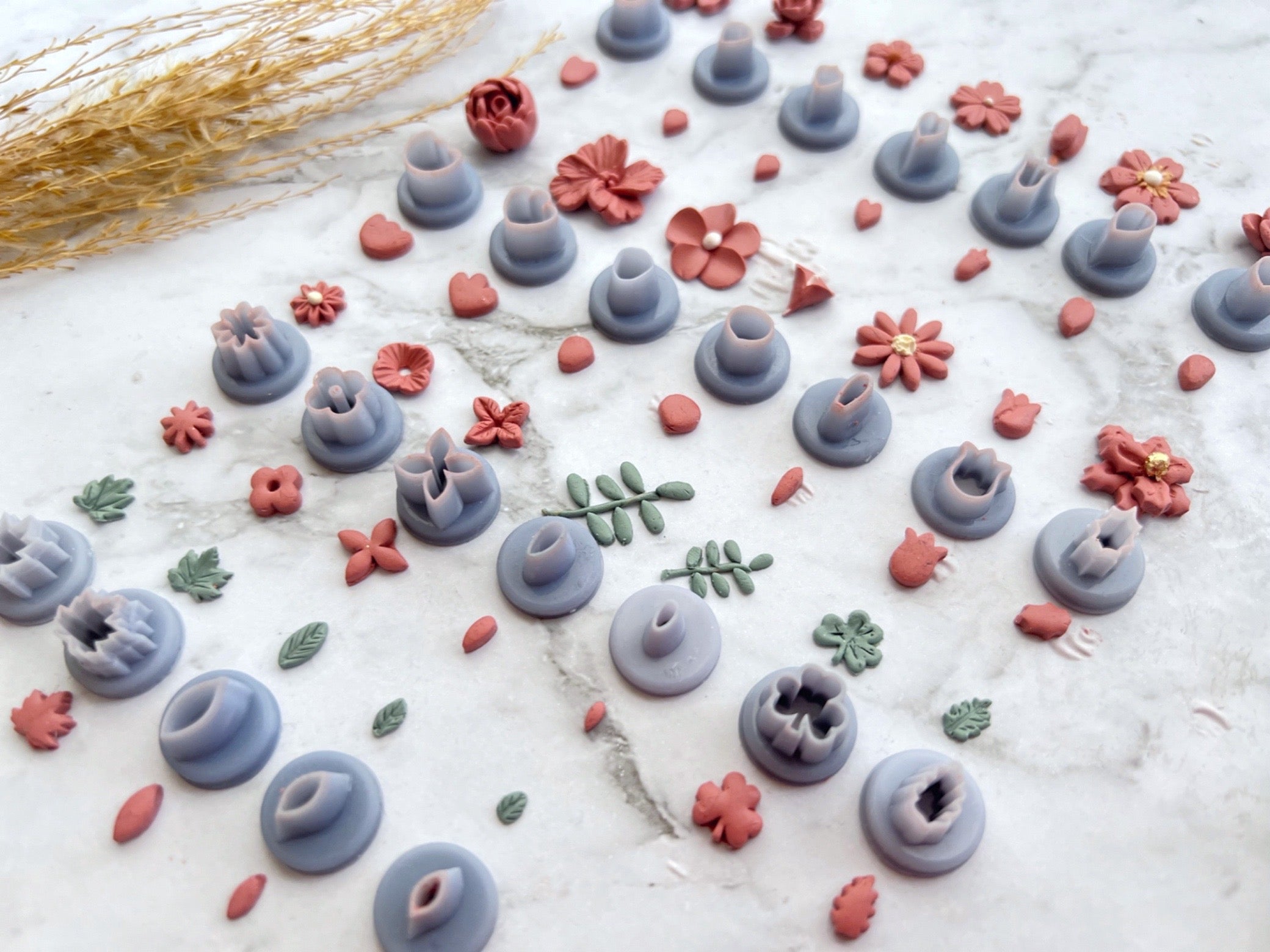 Floral / Floral Petals Micro / Mini Assorted Shaped Polymer Clay Cutter | Fondant Cutter | Cookie Cutter