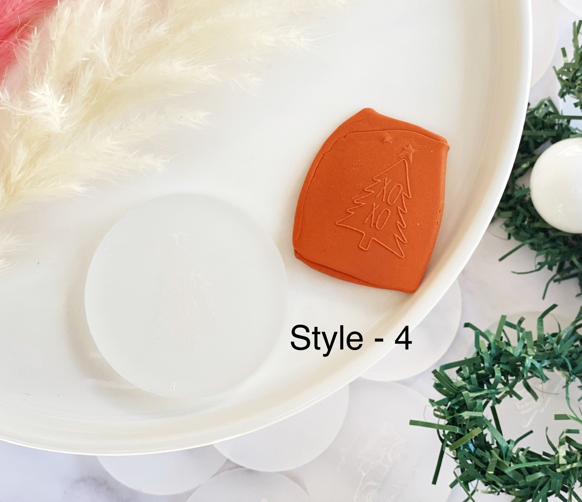 Christmas Themed Debossing Stamp  Style 1-7 | Fondant Debossing Stamp | Cookie Debossing Stamp | CHRISTMAS DEBOSSING STAMPS