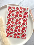 1 Sheet, Approx 13x90cm, Floral Print Water Decal Image Transfer for Polymer Clay / Ceramics