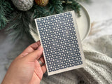 1 Sheet, Approx 13x90cm, Christmas Print Water Decal Image Transfer for Polymer Clay / Ceramics