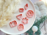 Christmas Shape Collection Polymer Clay  Cutter | Fondant Cutter | Cookie Cutter