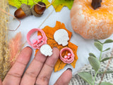 Skull Halloween Shapes Cutter Fall Collection Polymer Clay Cutter • Fondant Cutter • Cookie Cutter