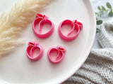 Summer Themed Cutters • Peach Shapes Polymer Clay  Cutter • Fondant Cutter • Cookie Cutter • CS1004