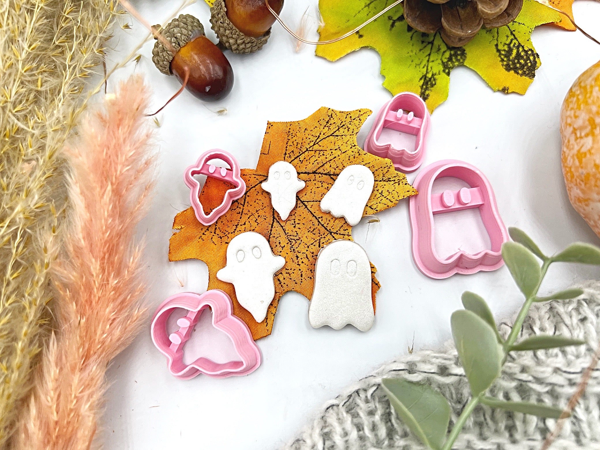Ghost Shape Cutter Fall Collection Polymer Clay Cutter • Fondant Cutter • Cookie Cutter