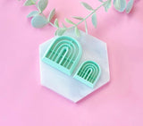 3 Layer Stamped Shaped Polymer Clay  Cutter | Fondant Cutter | Cookie Cutter