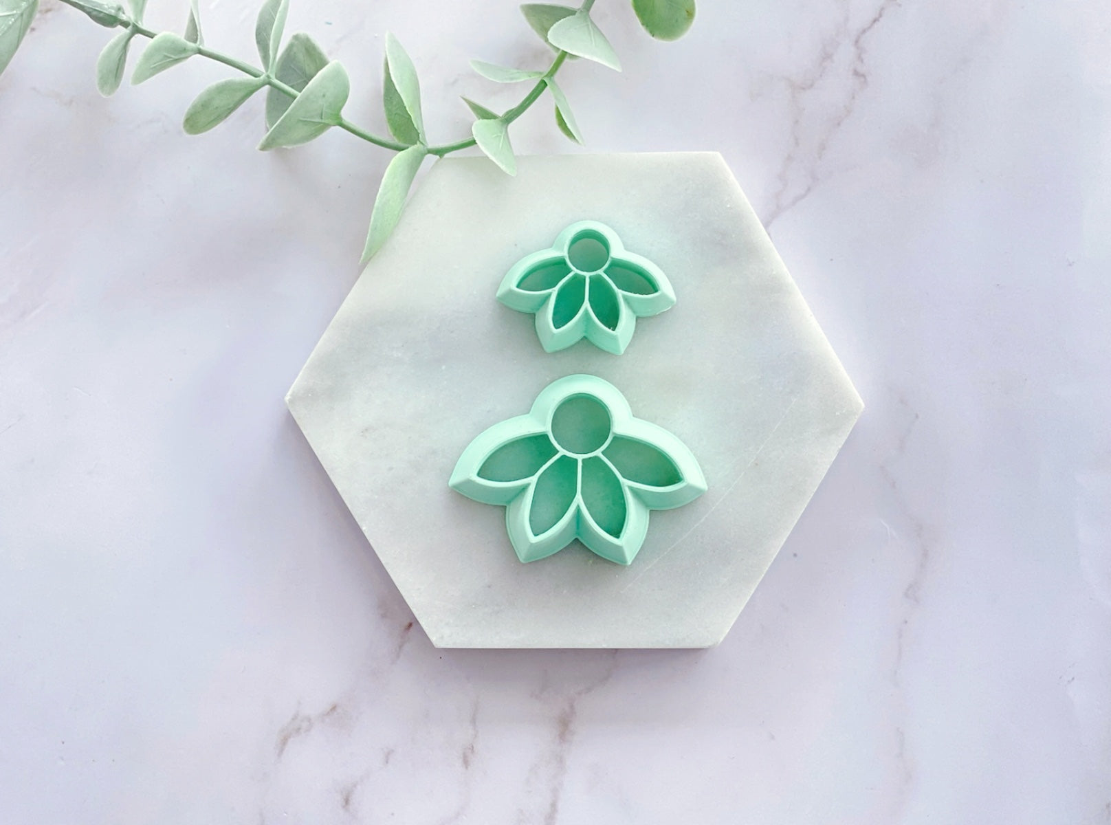 Floral 4 Petal Polymer Clay Cutter | Fondant Cutter | Cookie Cutter