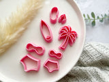 Summer Themed Cutters • Beach Swimsuit Coconut Tree Shapes Polymer Clay Cutter • Fondant Cutter • Cookie Cutter • CS1002
