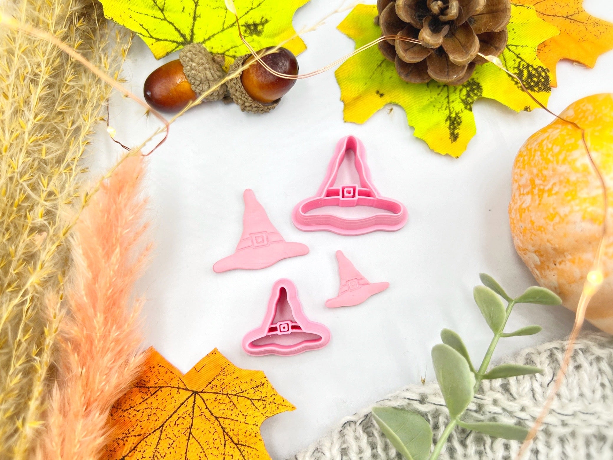 Witch Hat Shape Cutter Halloween Collection Polymer Clay Cutter • Fondant Cutter • Cookie Cutter