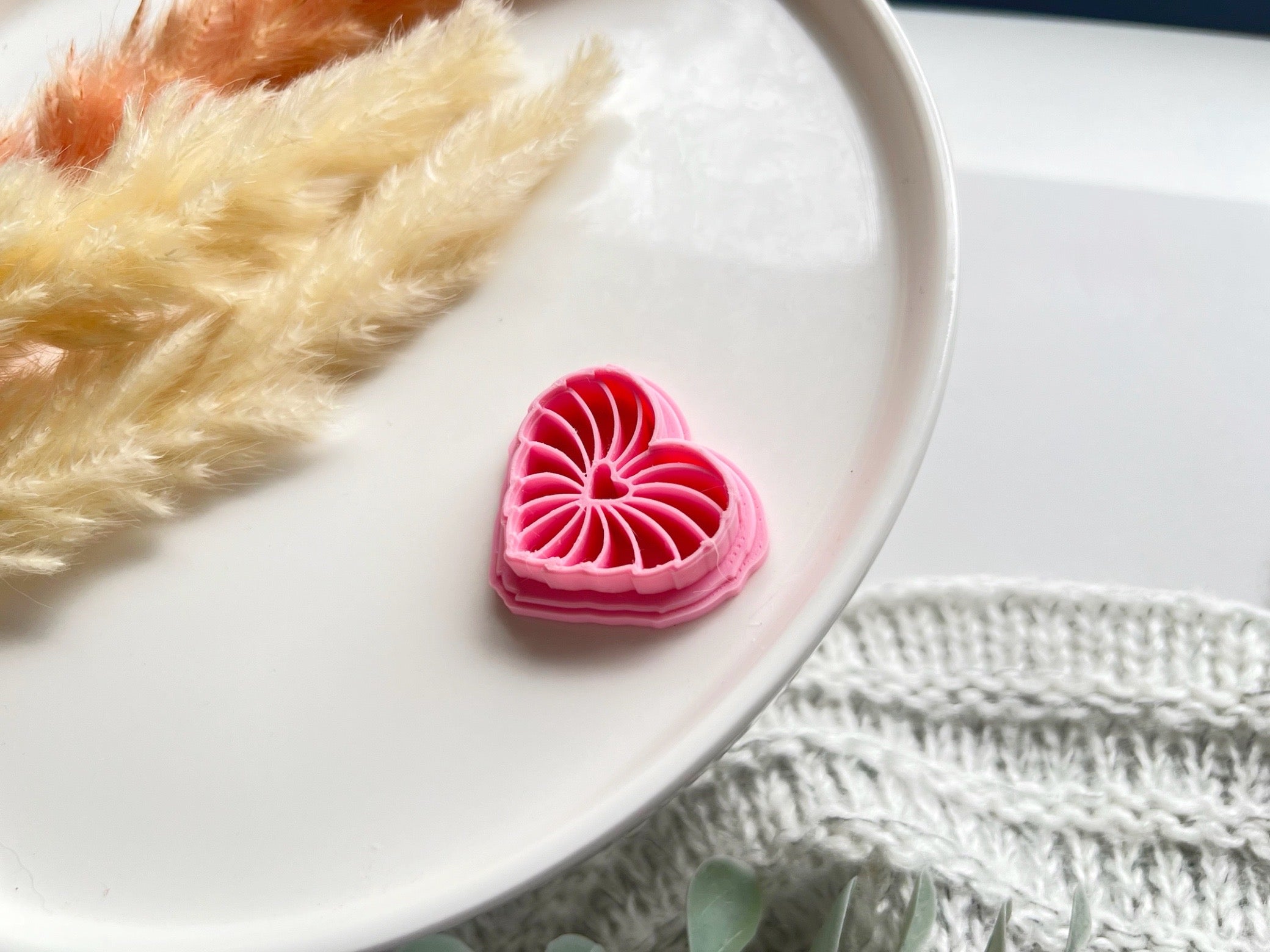 Heart Pillow Shape Collection Polymer Clay  Cutter • Fondant Cutter • Cookie Cutter