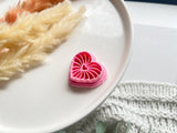 Heart Pillow Shape Collection Polymer Clay  Cutter • Fondant Cutter • Cookie Cutter