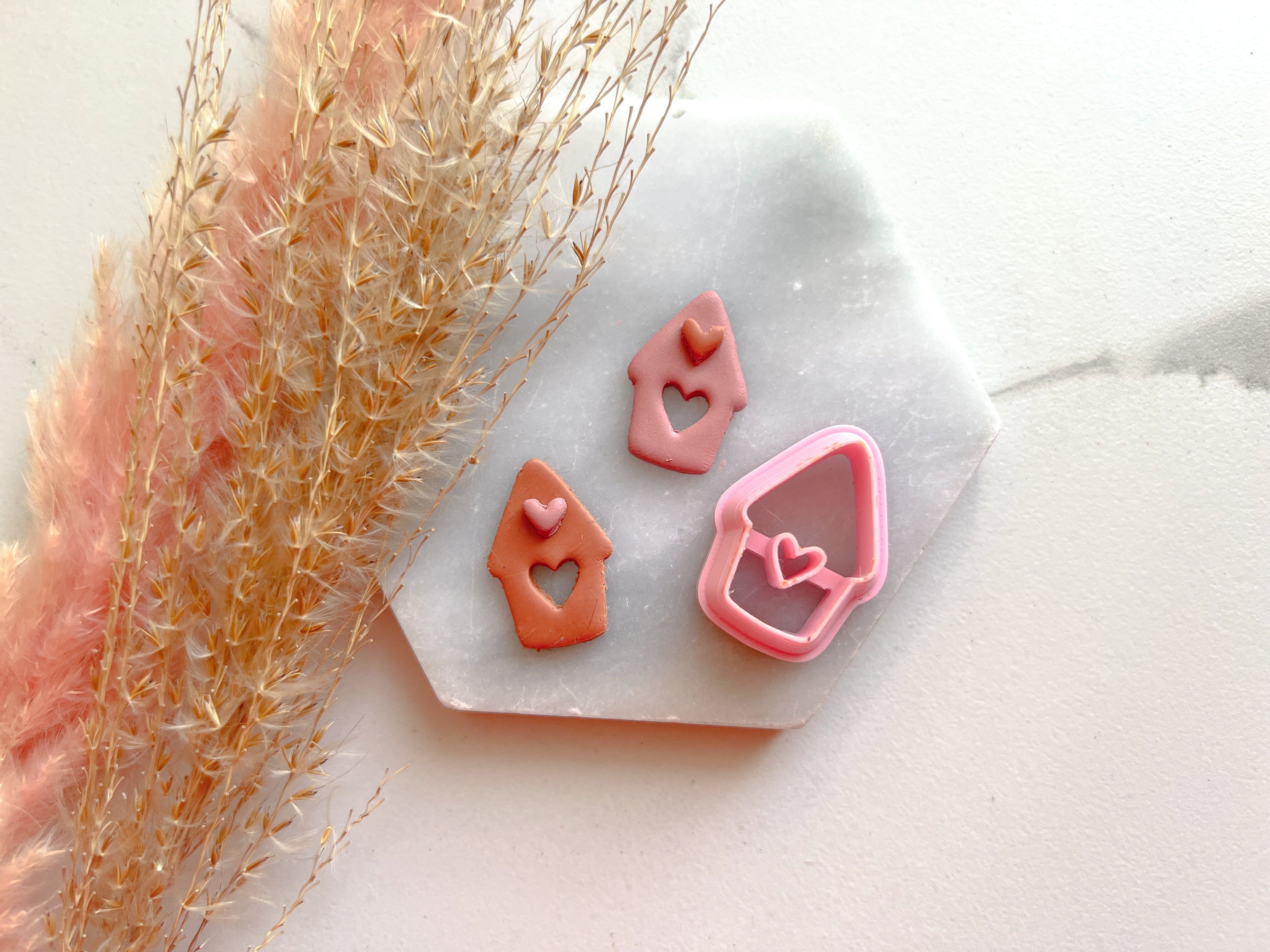 Bird House Shape Collection Polymer Clay  Cutter • Fondant Cutter • Cookie Cutter
