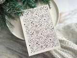 1 Sheet, Approx 13x90cm, Christmas Print Water Decal Image Transfer for Polymer Clay / Ceramics