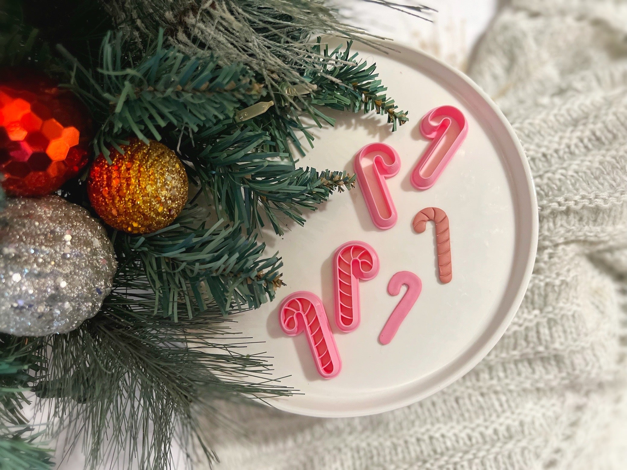 Christmas Shape Collection Christmas Village Candy Cane Lane | North Pole |Polymer Clay Cutter • Fondant Cutter • Cookie Cutter