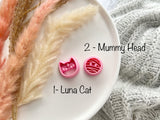 Luna Cat Cutter Mummy Cutter Halloween Shape Cutter Halloween Collection Polymer Clay Cutter • Fondant Cutter • Cookie Cutter