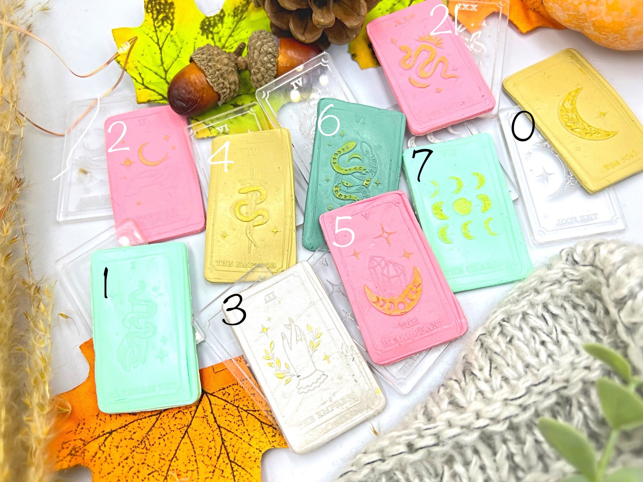 Tarot Card Debossing Stamp • Fondant Debossing Stamp • Cookie Debossing Stamp