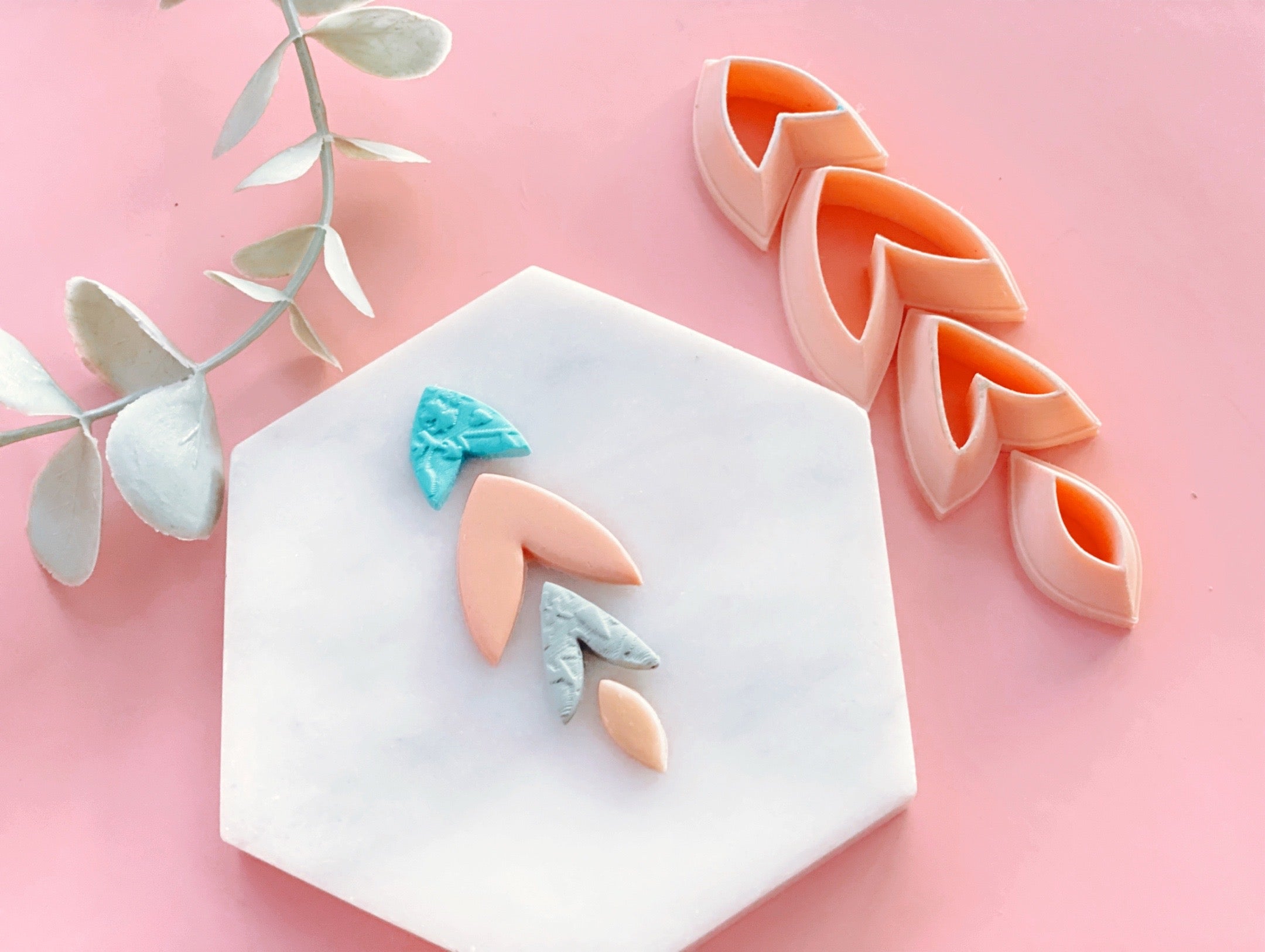 Leaf Set Polymer Clay  Cutter | Fondant Cutter | Cookie Cutter
