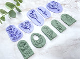 Floral Clay Embossing Stamp | Fondant Stamp | Cookie Embossing Stamp | FLORAL STAMP