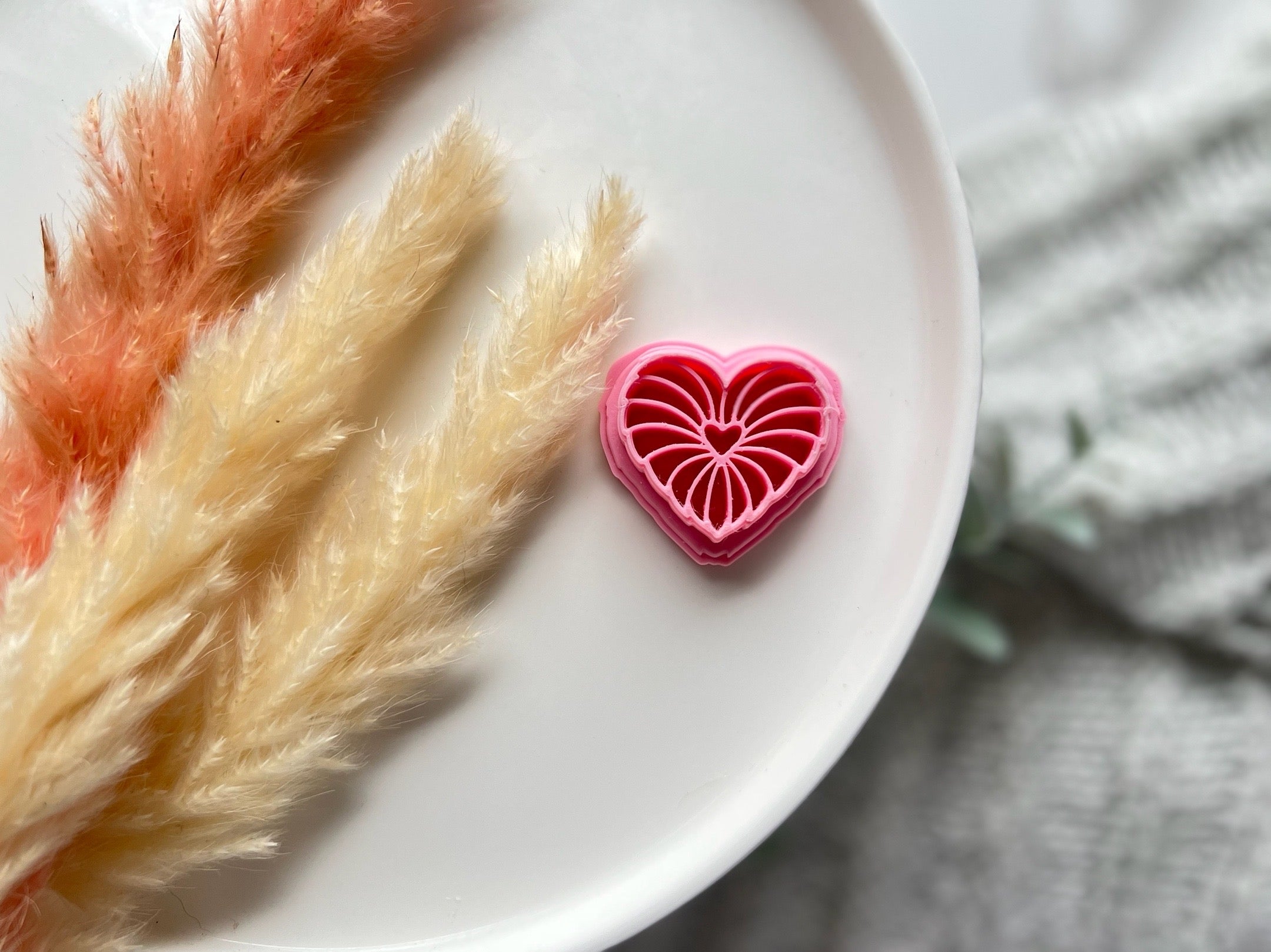 Heart Pillow Shape Collection Polymer Clay  Cutter • Fondant Cutter • Cookie Cutter
