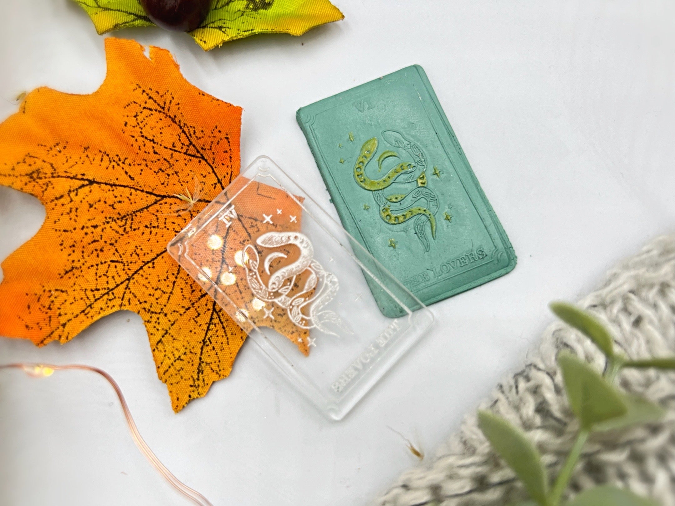 Tarot Card Debossing Stamp • Fondant Debossing Stamp • Cookie Debossing Stamp