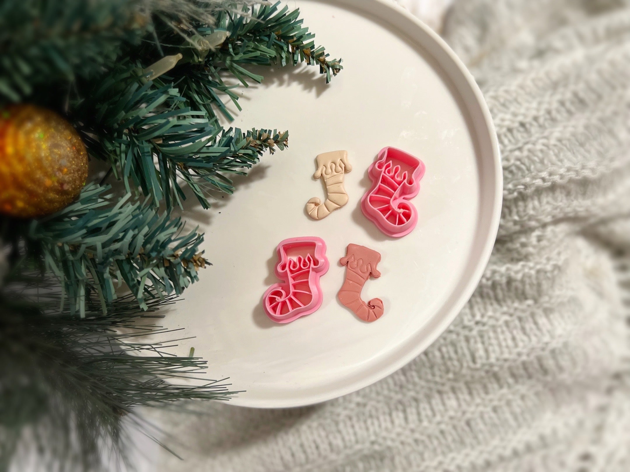 Christmas Shape Collection Elves Shoes | Gnome |Polymer Clay Cutter • Fondant Cutter • Cookie Cutter