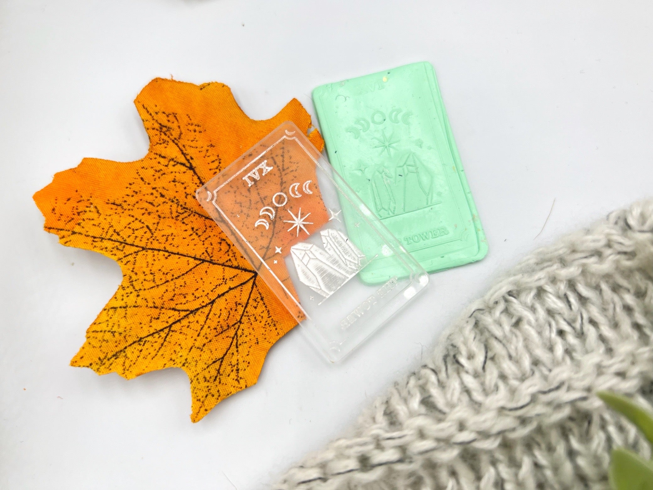 Tarot Card Debossing Stamp  • Fondant Debossing Stamp • Cookie Debossing Stamp