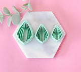 Seashell long Polymer Clay  Cutter | Fondant Cutter | Cookie Cutter