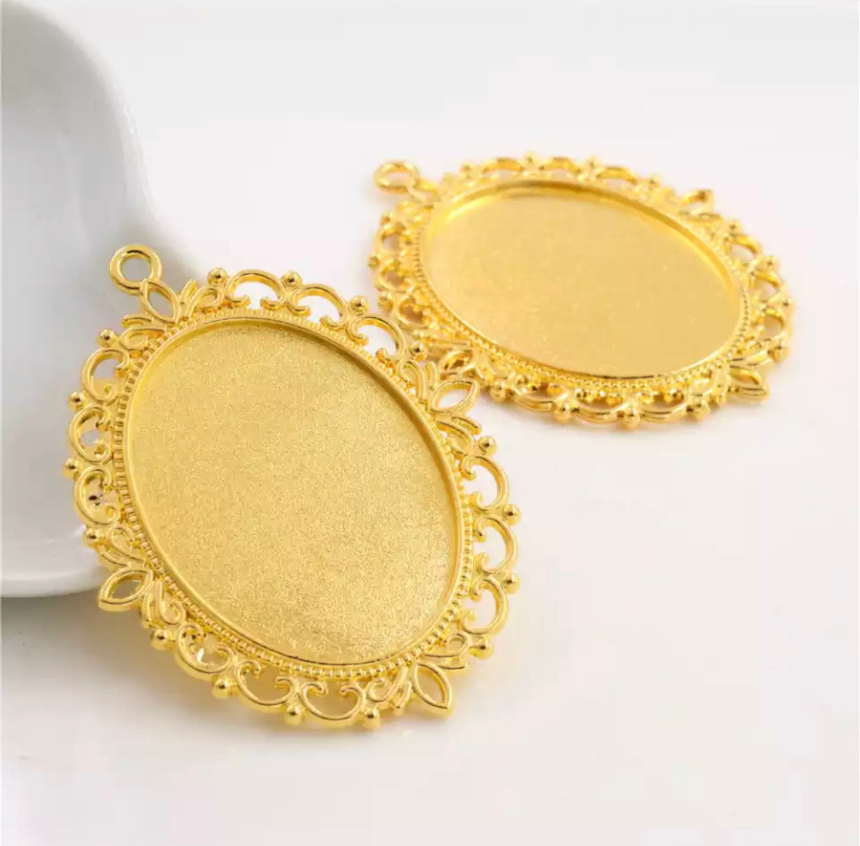 1pc, 30x40mm, Big Cabochon Settings - Choose your colour