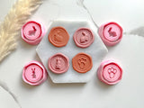 Easter Wax Seal Shape Bunny Feet Collection Polymer Clay  Cutter • Fondant Cutter • Cookie Cutter