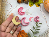 Crescent Moon Shape Mystical Boho Collection Polymer Clay Cutter • Fondant Cutter • Cookie Cutter