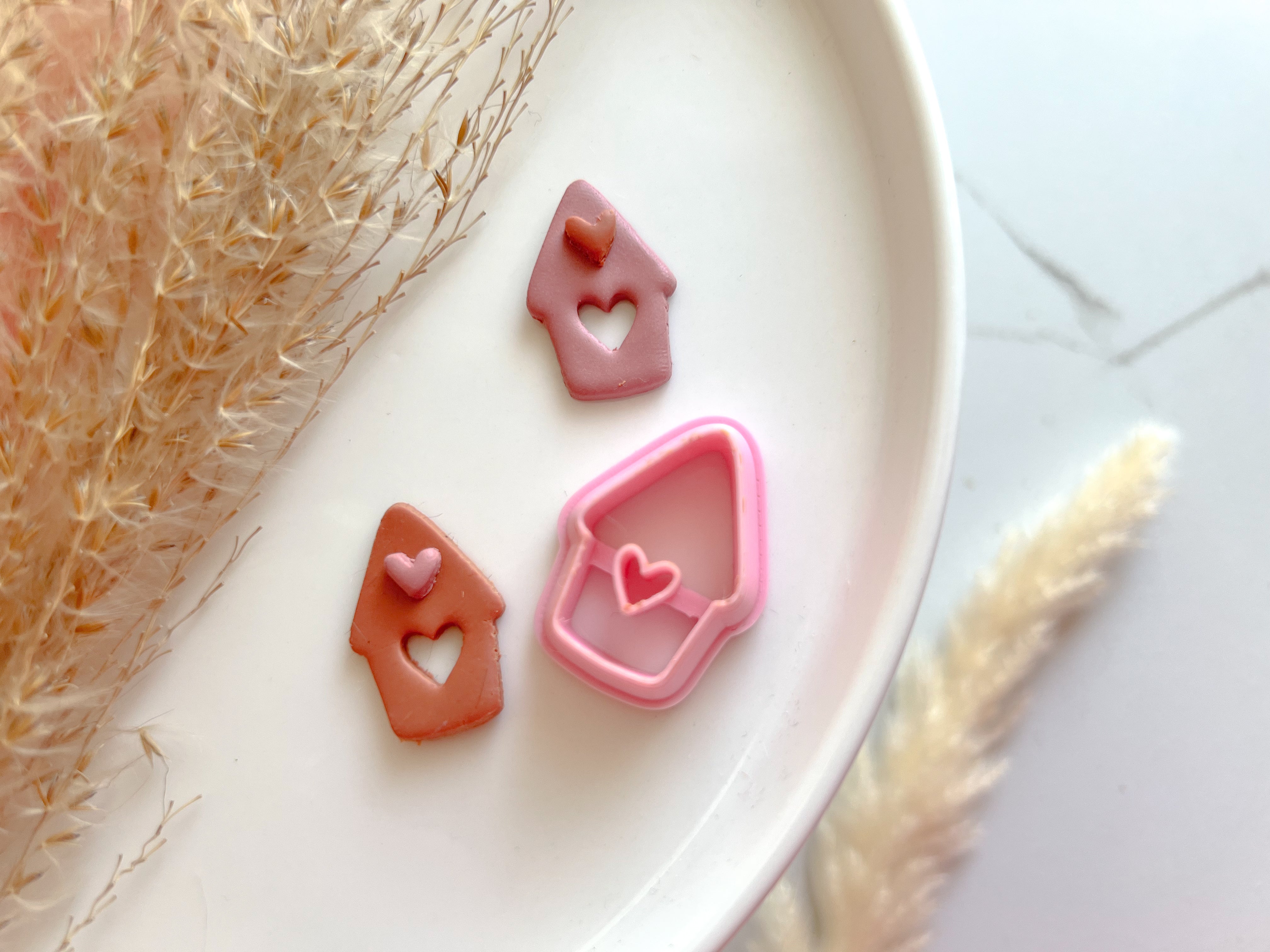 Bird House Shape Collection Polymer Clay  Cutter • Fondant Cutter • Cookie Cutter