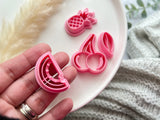 Summer Themed Cutters • Fruit Shapes Polymer Clay Cutter • Fondant Cutter • Cookie Cutter • CS1006