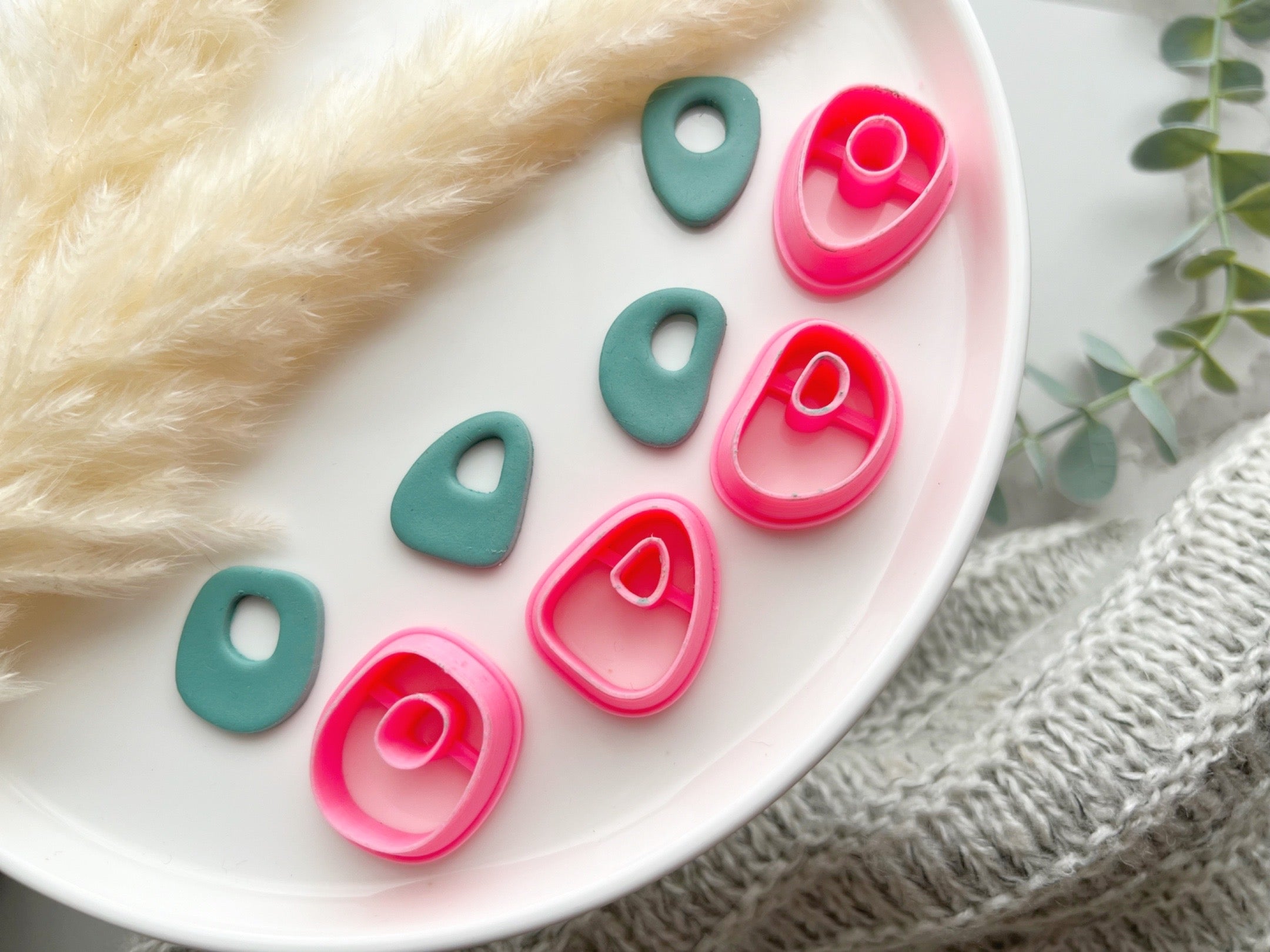 Distorted Shaped Polymer Clay  Cutter | Fondant Cutter | Cookie Cutter