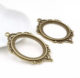 1pc, 30x40mm, Big Cabochon Settings - Choose your colour