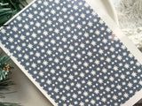 1 Sheet, Approx 13x90cm, Christmas Print Water Decal Image Transfer for Polymer Clay / Ceramics