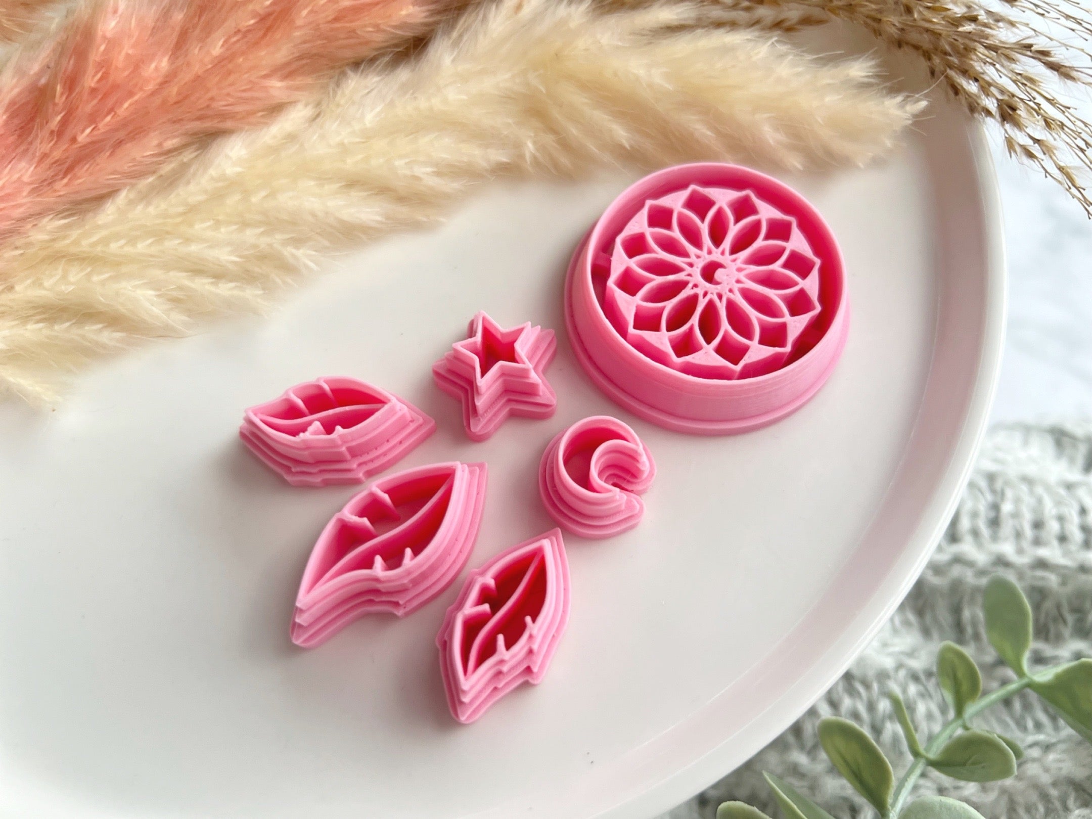 Boho Dreamcatcher Shape Mystical Boho Collection Polymer Clay Cutter • Fondant Cutter • Cookie Cutte