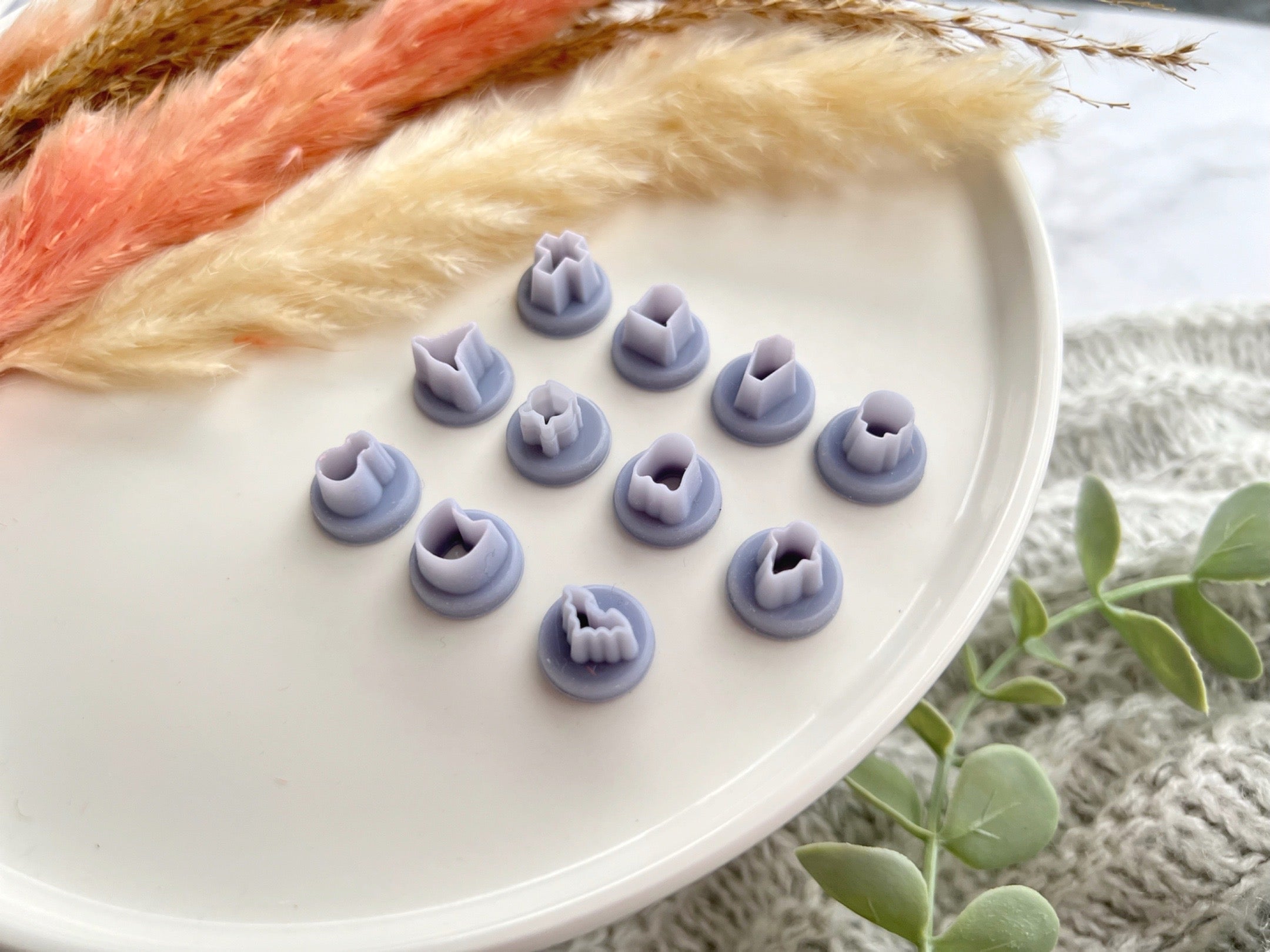 Halloween Themed Micro / Mini Assorted Shaped Polymer Clay Cutter • Clay Cutter • Cookie Cutter • CS-M