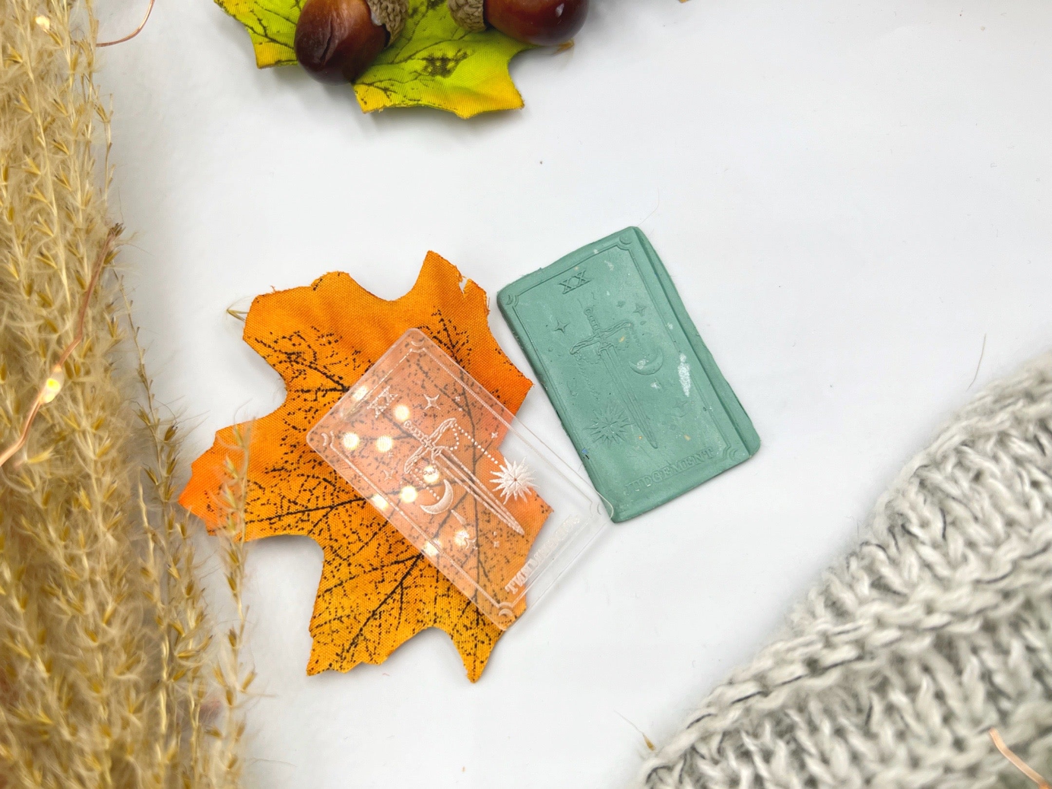 Tarot Card Debossing Stamp  • Fondant Debossing Stamp • Cookie Debossing Stamp