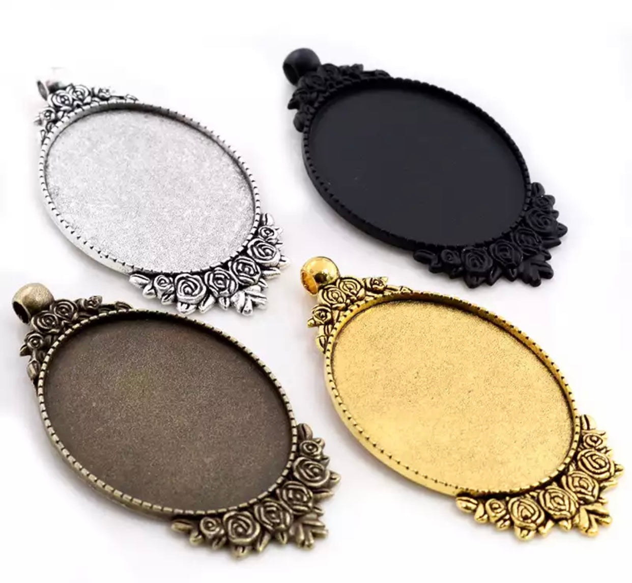 1pc, 30x40mm, Big Cabochon Settings - Choose your colour