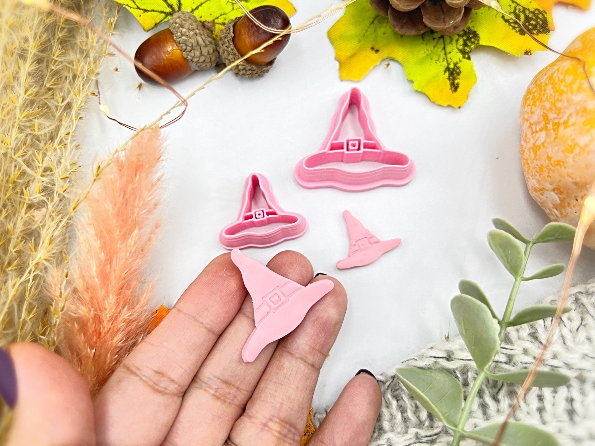 Witch Hat Shape Cutter Halloween Collection Polymer Clay Cutter • Fondant Cutter • Cookie Cutter