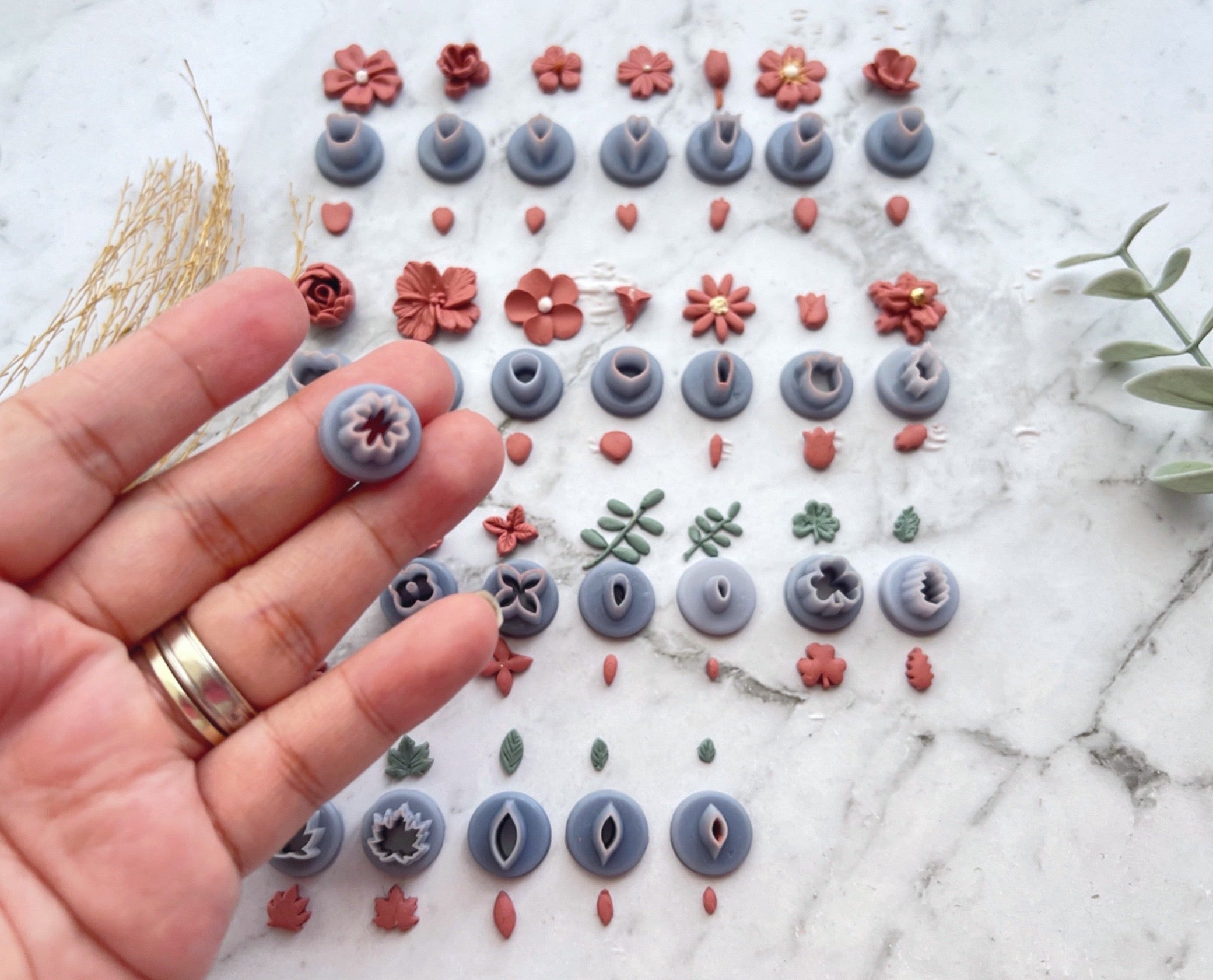 Floral / Floral Petals Micro / Mini Assorted Shaped Polymer Clay Cutter | Fondant Cutter | Cookie Cutter