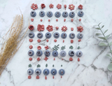 Floral / Floral Petals Micro / Mini Assorted Shaped Polymer Clay Cutter | Fondant Cutter | Cookie Cutter