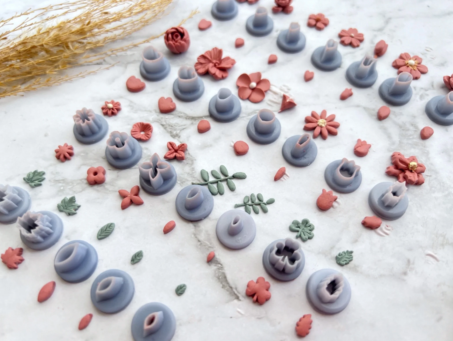 Floral / Floral Petals Micro / Mini Assorted Shaped Polymer Clay Cutter | Fondant Cutter | Cookie Cutter