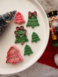 Christmas Tree Polymer Clay Cutter, PLA 3D Printed Earring Mold (Multiple Sizes)